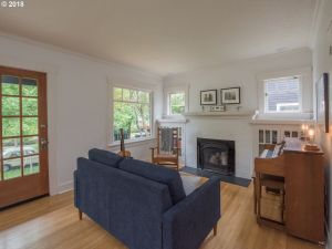 living room interior wood floor fireplace