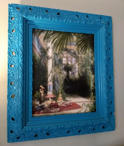 "The Interior of the Palm House on the Pfaueninsel near Potsdam" by Carl Blechen