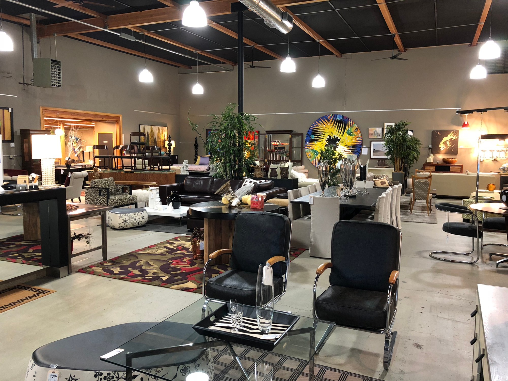 Seams to Fit furniture store interior in Northwest Portland