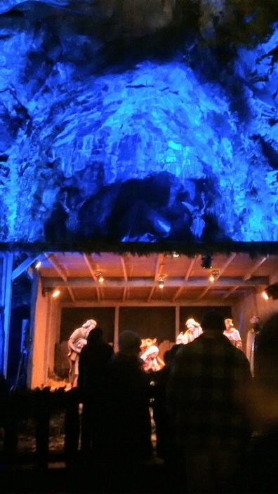 The Grotto manger scene in Portland Oregon