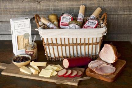 Charcuterie basket from Olympia Provisions Portland Oregon