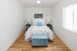 Master suite in Midcentury remodeled home SE Portland