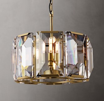 Restoration Hardware crystal chandelier