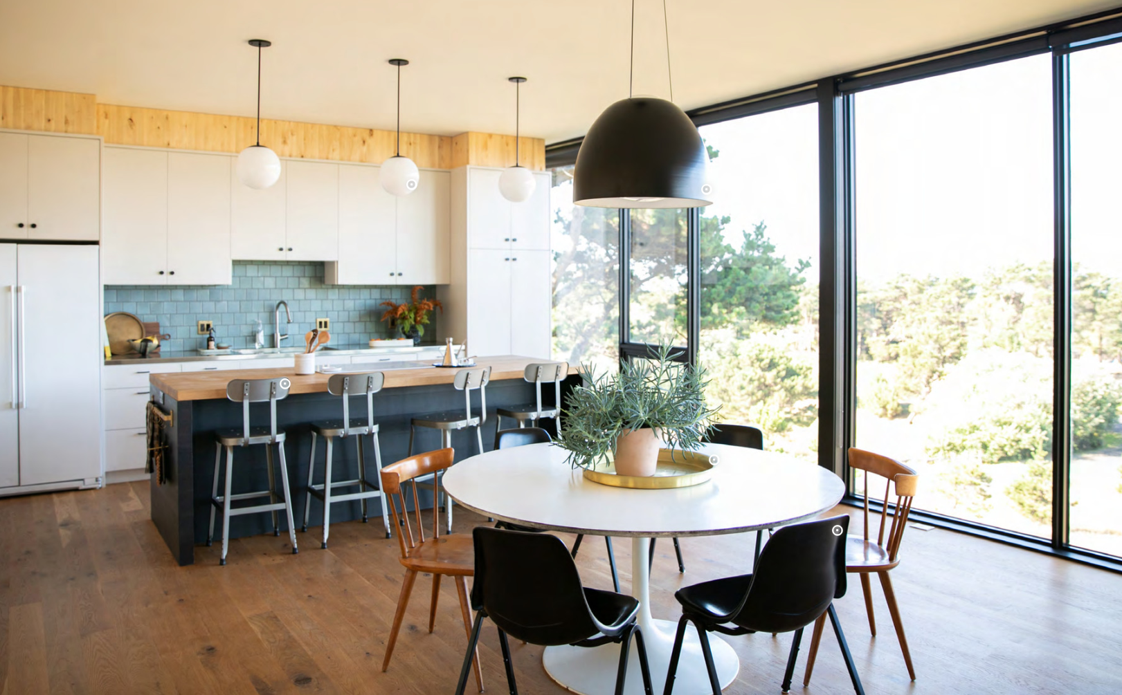 Schoolhouse Lighting decorated interior