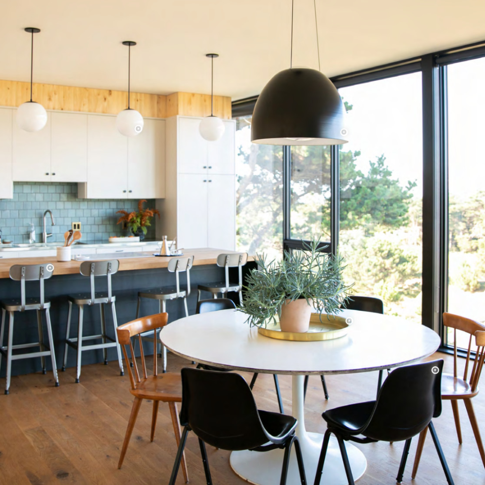 Schoolhouse Lighting decorated interior