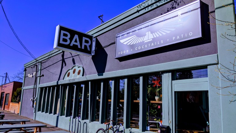 Thunderbird bar exterior sunny Southeast Portland