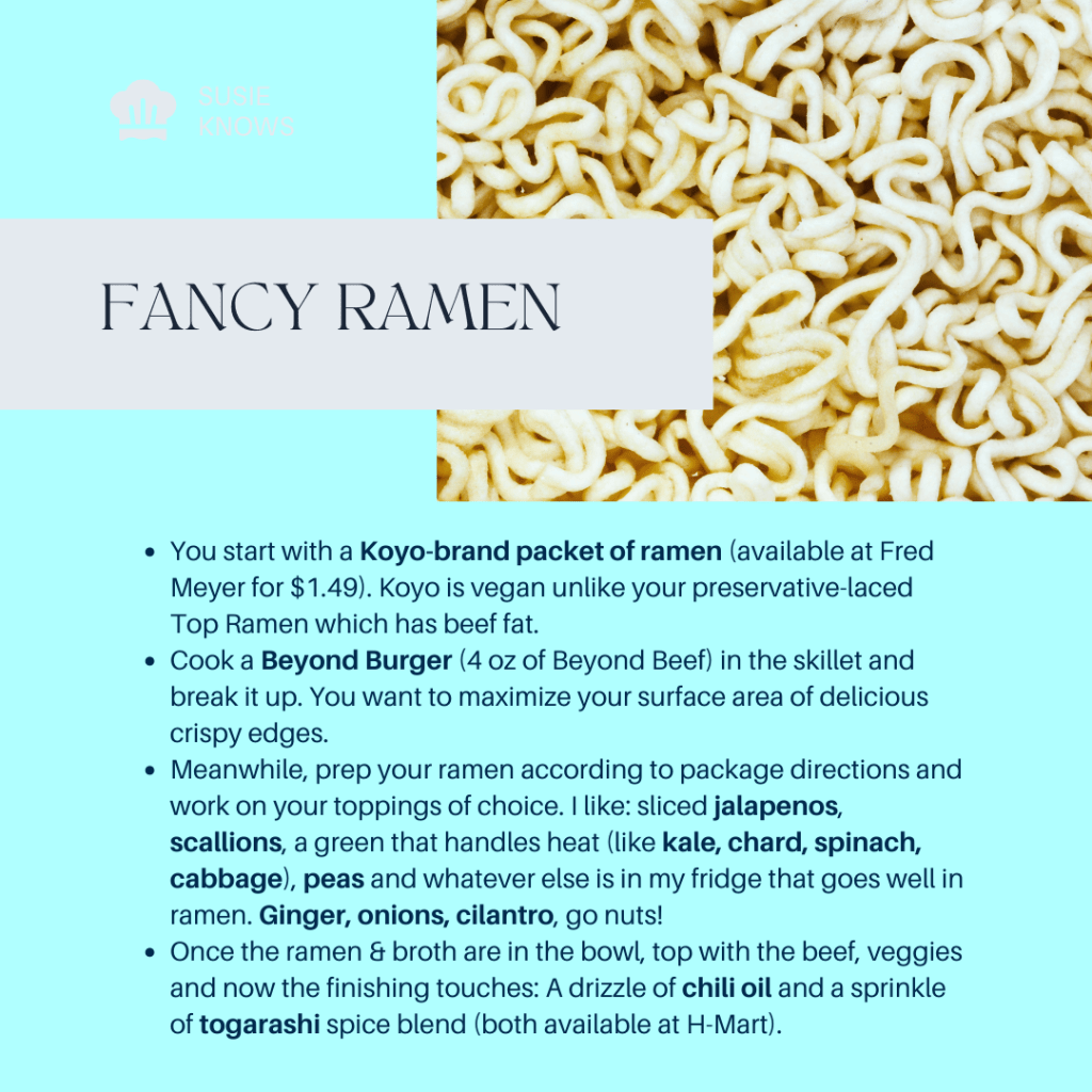 Recipe for Fancy Ramen 