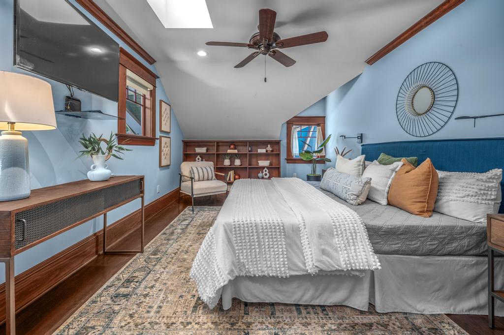 Bedroom with bed and window